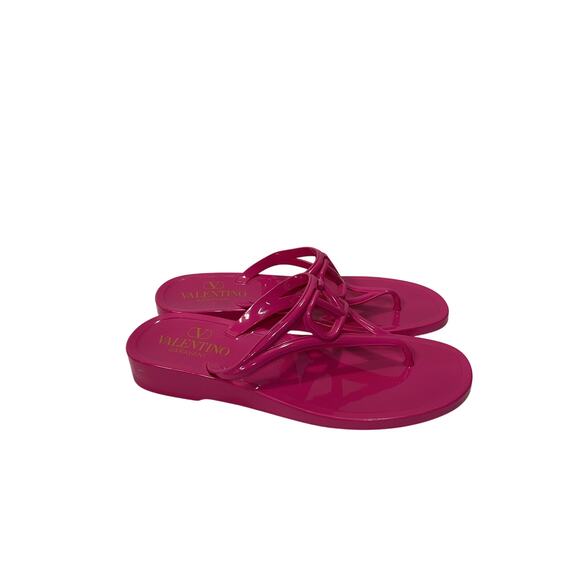 Valentino Pink Jelly Sandal - Size 9 - Picture 2 of 5